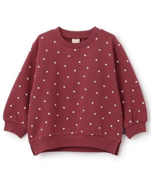 petit main(プティマイン)の「【プティプラ】girlsトレーナー(キッズサイズ)(スウェット・キッズ・クリーム/トップグレー/アイボリー/ライトピンク/マルチ/レッド/ピンク/ブラウン/ネイビー/ダークブルー・80cm/90cm/100cm/110cm/120cm/130cm)」の9枚目の写真