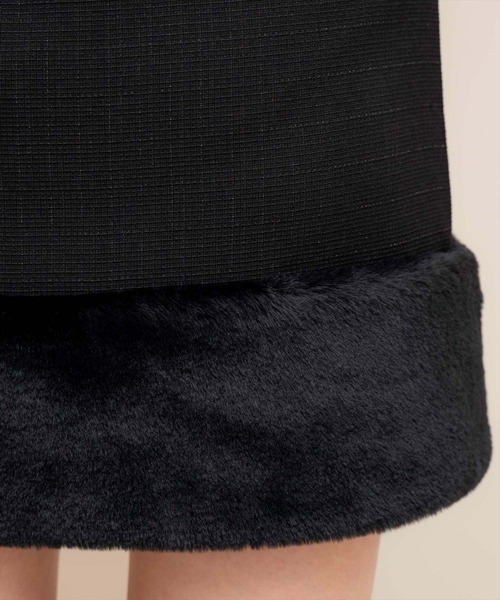 WILLSELECTION（ウィルセレクション）の「裾ファーハイウエストミニスカート（スカート・レディース・ブラック/グレー系その他/ブラック系その他/ピンク・FREE）」の15枚目の写真