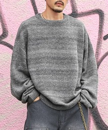 LUXSTYLE（ラグスタイル）の「グラデーションクルーネックニット（ニット/セーター・メンズ）」