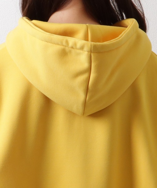 Lace Ladies(レースレディース)の「ロゴプリント カレッジ フロントジップ パーカー トップス(パーカー・レディース・イエロー/アイボリー・M/XL)」の11枚目の写真