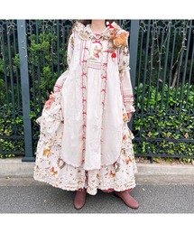 PINK HOUSE（ピンクハウス）の「ローンフリルエプロンドレス