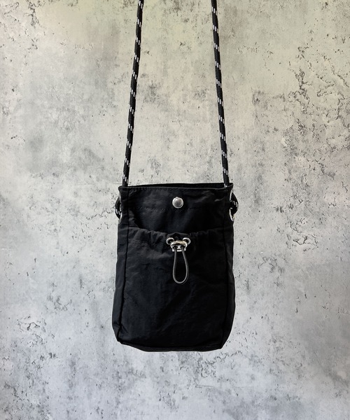 SBG（エスビー）の「SBG ナイロンパラコードミニショルダー（ショルダーバッグ・メンズ・ベージュ/カーキ/ブラック/ホワイト・FREE）」の6枚目の写真
