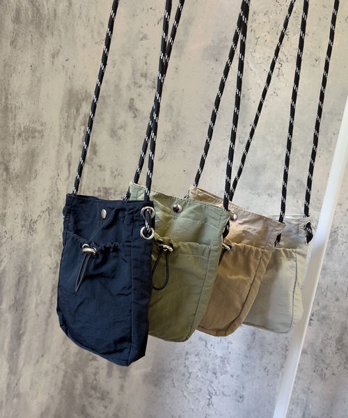 SBG（エスビー）の「SBG ナイロンパラコードミニショルダー（ショルダーバッグ・メンズ・ベージュ/カーキ/ブラック/ホワイト・FREE）」の11枚目の写真