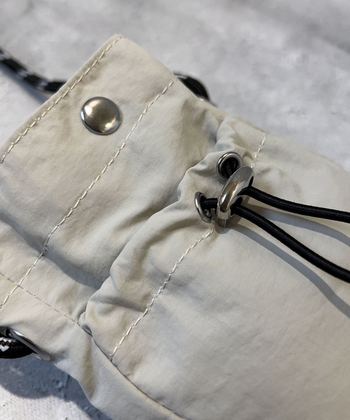 SBG（エスビー）の「SBG ナイロンパラコードミニショルダー（ショルダーバッグ・メンズ・ベージュ/カーキ/ブラック/ホワイト・FREE）」の13枚目の写真