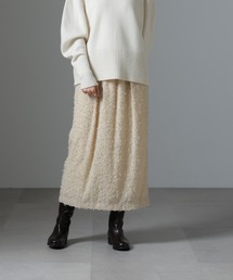 NANO universe（ナノユニバース）の「フリンジジャガードコクーンギャザースカート（スカート）」