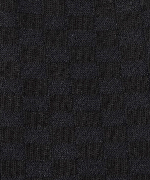 COMME CA ISM（コムサイズム）の「リンクス 市松柄 ドレスソックス（ソックス/靴下・メンズ・ブラック/ネイビー/チャコール・27cm）」の10枚目の写真