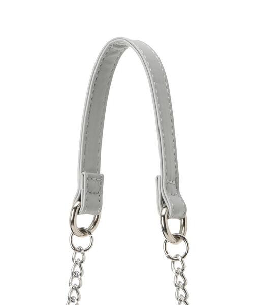 ehka sopo（エヘカソポ）の「ハートボアショルダーバッグ（ハンドバッグ・レディース・グレー/ブラック/オフホワイト・F）」の21枚目の写真