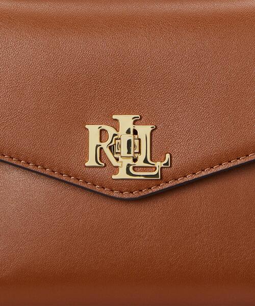 【追跡あり】Ralph Lauren レザースモールファラサッチェル レザー スモール Farrah サッチェル（ハンドバッグ）｜LAUREN