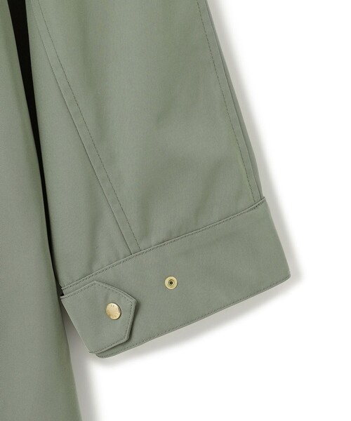 セール】【撥水加工】ライトツイル ノーカラーコート（ノーカラー