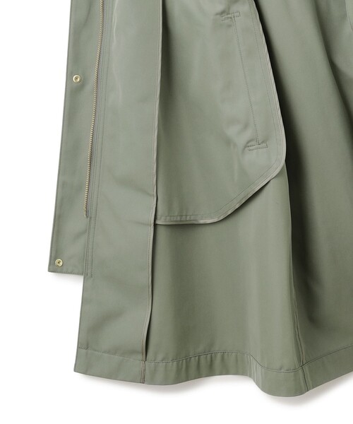 セール】【撥水加工】ライトツイル ノーカラーコート（ノーカラー