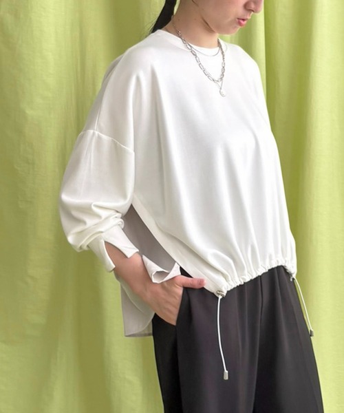 ドロストギャザープルオーバー（その他トップス）｜LHELBIE（レルビエ）