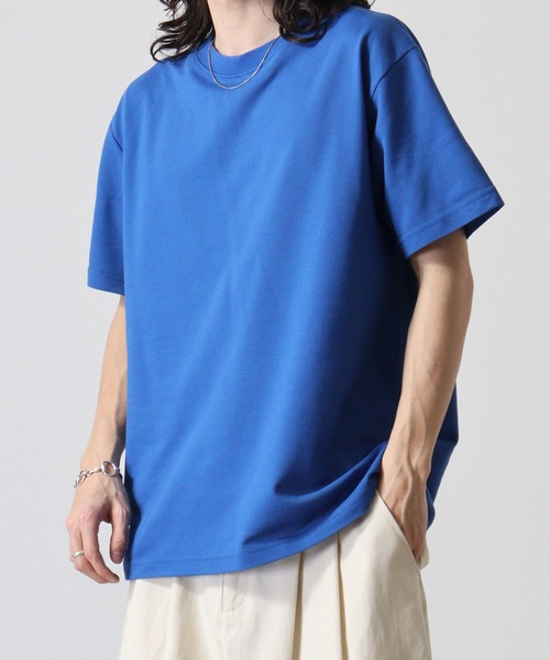 TRUSS(トラス)の「TRUSS ハニカムTシャツ(Tシャツ/カットソー・メンズ・ブラック/ホワイト/レッド/ロイヤルブルー/オレンジ/ネイビー/ライトイエロー/ライトピンク/サックスブルー/ライム/シルバーグレー・S/L/XL/M/XXL/XXXL)」の12枚目の写真