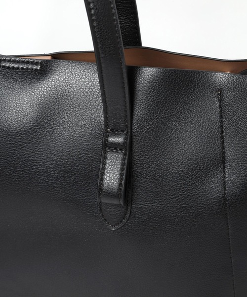 GLOBAL WORK（グローバルワーク）の「スペ軽撥水6ポケA4トート/234500（トートバッグ・レディース・ブラック系その他/ホワイト×ブラウン/ホワイト系その他7/シルバー/ベージュ/ブラック・ONE SIZE）」の15枚目の写真