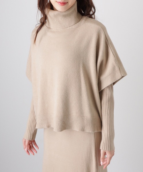 Lace Ladies(レースレディース)の「【2点セット】 クルーネック ニットワンピース&プルオーバー(ワンピース・レディース・ブラック/グレー/グレイッシュベージュ・FREE/S)」の16枚目の写真