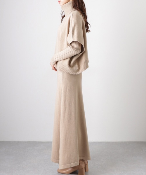 Lace Ladies(レースレディース)の「【2点セット】 クルーネック ニットワンピース&プルオーバー(ワンピース・レディース・ブラック/グレー/グレイッシュベージュ・FREE/S)」の19枚目の写真