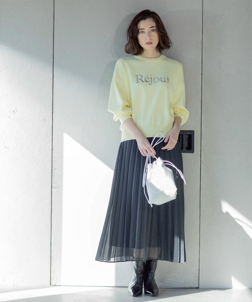 OPAQUE.CLIP(オペークドットクリップ)の「《通勤・セレモニー対応》シアーローンプリーツスカート【洗濯機洗い可】(スカート・レディース・ライトグレー/チャコールグレー/サックスブルー・38/40/36/42)」の9枚目の写真