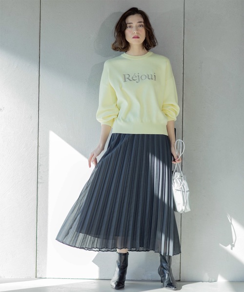 OPAQUE.CLIP(オペークドットクリップ)の「《通勤・セレモニー対応》シアーローンプリーツスカート【洗濯機洗い可】(スカート・レディース・ライトグレー/チャコールグレー/サックスブルー・38/40/36/42)」の10枚目の写真