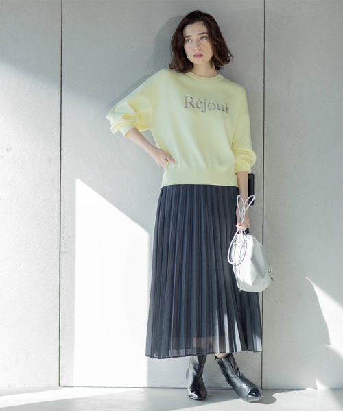 OPAQUE.CLIP(オペークドットクリップ)の「《通勤・セレモニー対応》シアーローンプリーツスカート【洗濯機洗い可】(スカート・レディース・ライトグレー/チャコールグレー/サックスブルー・38/40/36/42)」の11枚目の写真