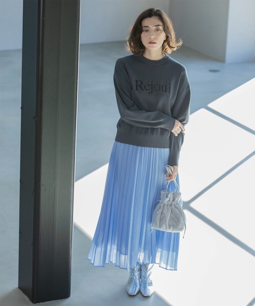 OPAQUE.CLIP(オペークドットクリップ)の「《通勤・セレモニー対応》シアーローンプリーツスカート【洗濯機洗い可】(スカート・レディース・ライトグレー/チャコールグレー/サックスブルー・38/40/36/42)」の18枚目の写真