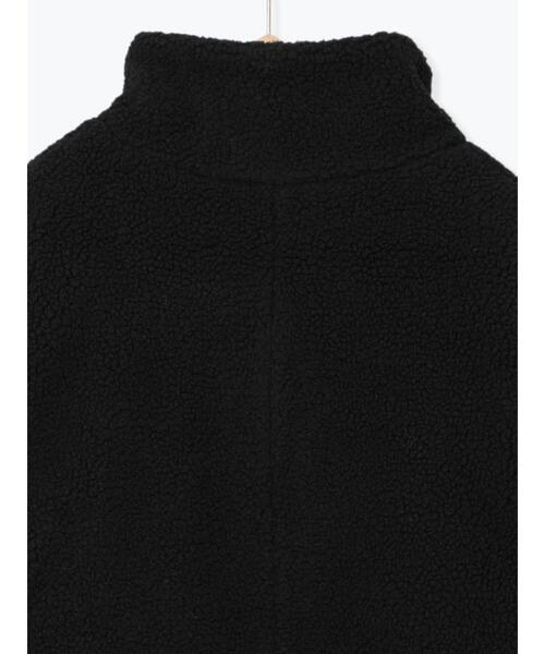 Samansa Mos2 blue（サマンサモスモスブルー）の「袖2wayボアブルゾン（ブルゾン・レディース・カーキ/ブラック/キナリ・F）」の4枚目の写真