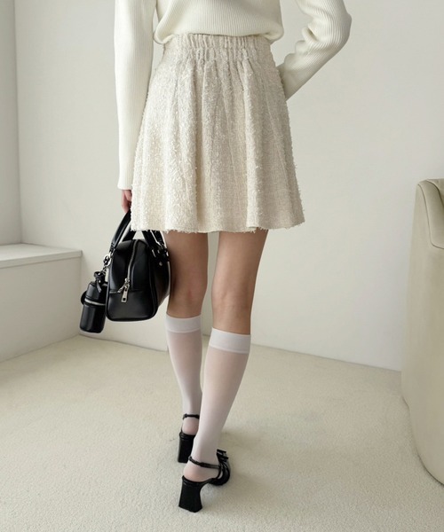 セール】WEB限定/ツイードミニスカート（スカート）｜one after