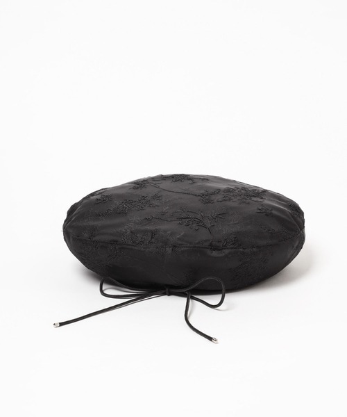 HARE(ハレ)の「ジャガードデザインベレー帽(HARE)(ハンチング/ベレー帽・レディース・ブラック・FREE)」の10枚目の写真