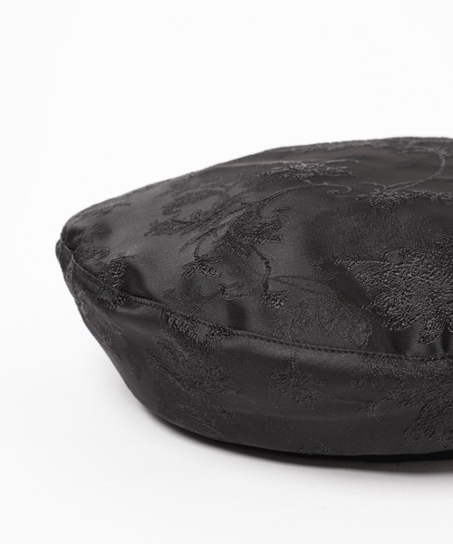 HARE(ハレ)の「ジャガードデザインベレー帽(HARE)(ハンチング/ベレー帽・レディース・ブラック・FREE)」の12枚目の写真