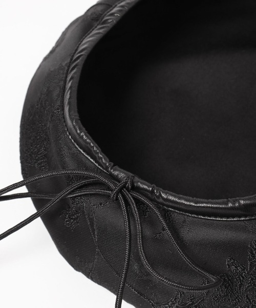 HARE(ハレ)の「ジャガードデザインベレー帽(HARE)(ハンチング/ベレー帽・レディース・ブラック・FREE)」の15枚目の写真