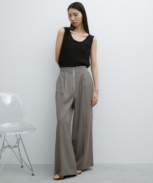 undercover/ism 09SS チェックワイドスラックス 3サイズ undercover/ism 09SS チェックワイドスラックス 3サイズ