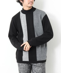 NOLLEY’S | カシミヤ混モックネックインターシャニット(ニット/セーター)