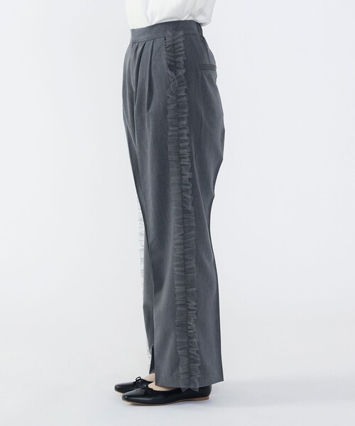 BEAMS HEART（ビームスハート）の「チュールライン パンツ（その他パンツ・レディース・カーキ/グレー・FREE）」の12枚目の写真