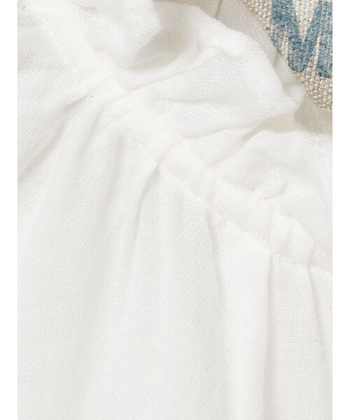 MidiUmi(ミディウミ)の「MidiUmi フリルカラーギャザーネックシャツ(シャツ/ブラウス・レディース・ブラック/オフホワイト・FREE)」の8枚目の写真