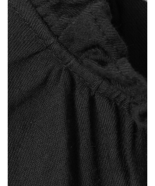 MidiUmi(ミディウミ)の「MidiUmi フリルカラーギャザーネックシャツ(シャツ/ブラウス・レディース・ブラック/オフホワイト・FREE)」の7枚目の写真