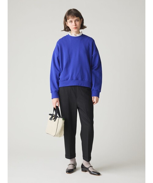 MidiUmi(ミディウミ)の「MidiUmi フリルカラーギャザーネックシャツ(シャツ/ブラウス・レディース・ブラック/オフホワイト・FREE)」の12枚目の写真