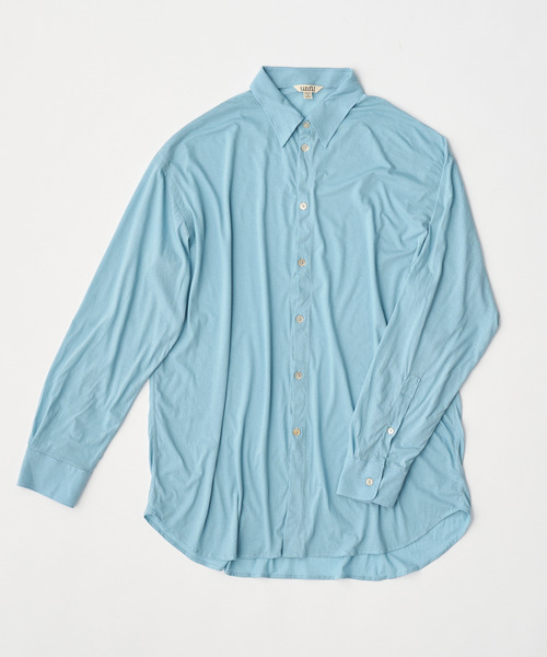 ブラウス シャツ unfil アンフィル / twisted cotton sheer jersey fluid shirt ツイストコットンシアージ unfil ブラウス シャツ アンフィル / twisted cotton sheer