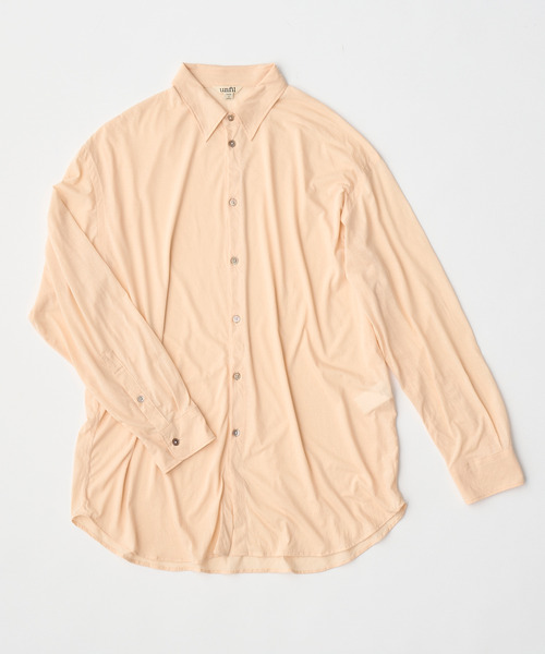 ブラウス シャツ unfil アンフィル / twisted cotton sheer jersey fluid shirt ツイストコットンシアージ unfil アンフィル / twisted cotton sheer jersey fluid shirt