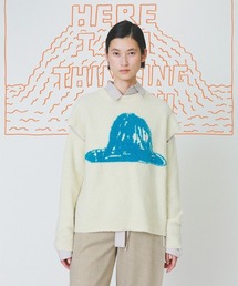セール】【soduk】painting knit polo（ニット/セーター）｜soduk