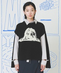 【soduk】painter's hat knit top