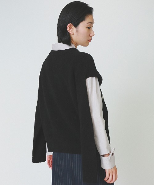soduk（スドーク）の「【soduk】painter's hat knit top（ニット/セーター・レディース・ブラック/グレー/ホワイト・ONE SIZE）」の11枚目の写真