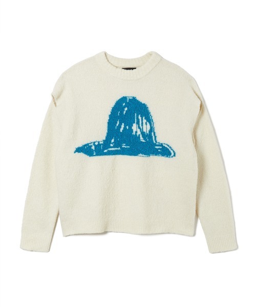 soduk（スドーク）の「【soduk】painter's hat knit top（ニット/セーター・レディース・ブラック/グレー/ホワイト・ONE SIZE）」の12枚目の写真