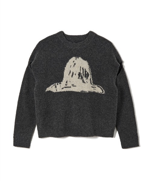 soduk（スドーク）の「【soduk】painter's hat knit top（ニット/セーター・レディース・ブラック/グレー/ホワイト・ONE SIZE）」の18枚目の写真