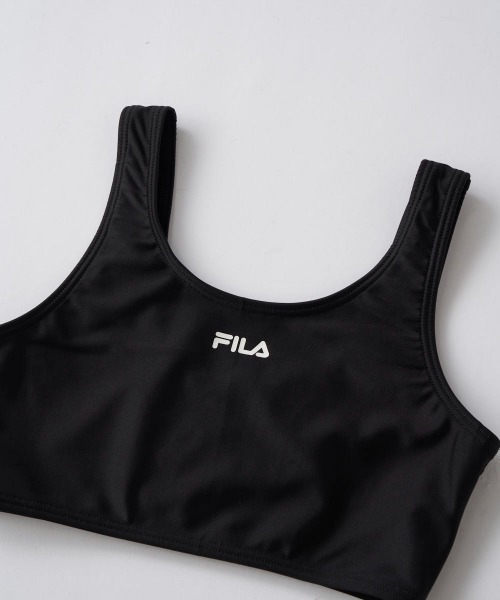 FILA(フィラ)の「ロゴTシャツ付き 3点セット水着(水着・キッズ・パープル/サックスブルー・160/150/140/130/170)」の14枚目の写真