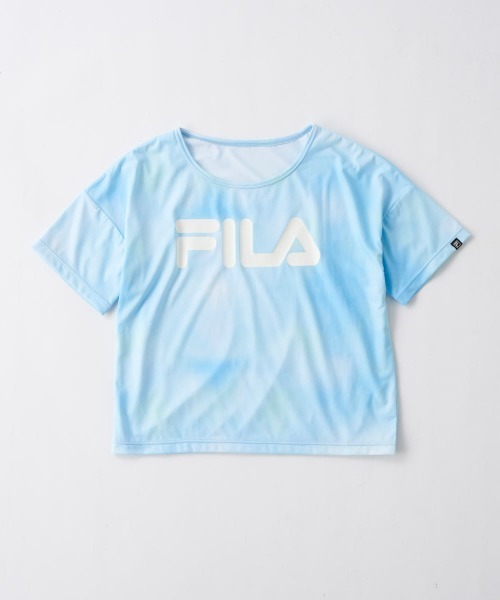 FILA(フィラ)の「ロゴTシャツ付き 3点セット水着(水着・キッズ・パープル/サックスブルー・160/150/140/130/170)」の20枚目の写真