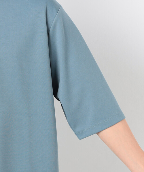 COMME CA ISM（コムサイズム）の「フェイクレイヤード キーネックＴシャツ 七分袖（Tシャツ/カットソー・メンズ・ブラック/ブルー/ネイビー/ホワイト・MEDIUM/LARGE/X-LARGE）」の16枚目の写真