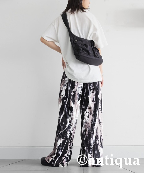 antiqua(アンティカ)の「タイダイ柄パンツ(その他パンツ・レディース・ブラックミックス・MEDIUM/LARGE)」の4枚目の写真
