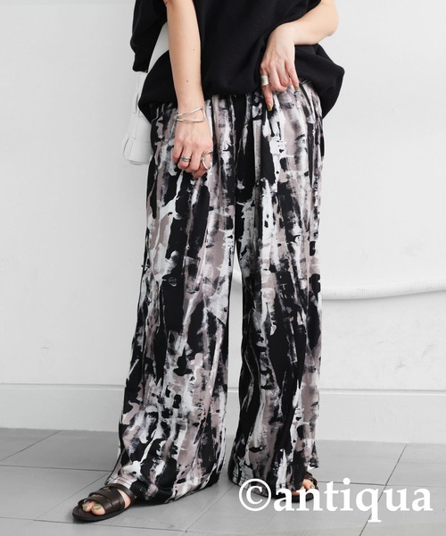 antiqua(アンティカ)の「タイダイ柄パンツ(その他パンツ・レディース・ブラックミックス・MEDIUM/LARGE)」の6枚目の写真
