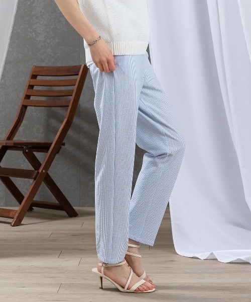 STUDIO PICONE(スタジオピッコーネ)の「サッカーストライプ速乾パンツ(その他パンツ・レディース・ネイビー/ブルー・LL/L/M/S)」の11枚目の写真