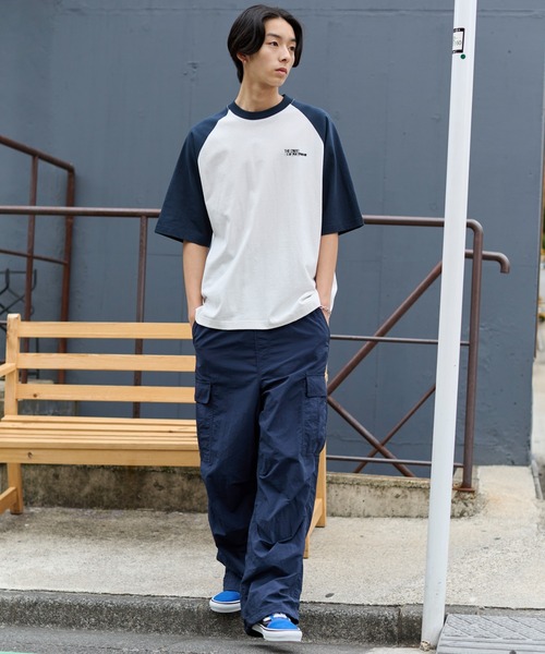 WEGO（ウィゴー）の「WEGO/ナイロンイージーカーゴパンツ（カーゴパンツ・メンズ・カーキ/ネイビー/ブラック/ライトグレー/ピンク・MEDIUM/LARGE）」の9枚目の写真