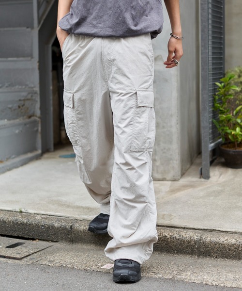 WEGO（ウィゴー）の「WEGO/ナイロンイージーカーゴパンツ（カーゴパンツ・メンズ・カーキ/ネイビー/ブラック/ライトグレー/ピンク・MEDIUM/LARGE）」の22枚目の写真