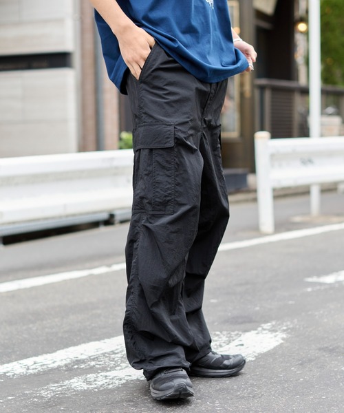 WEGO（ウィゴー）の「WEGO/ナイロンイージーカーゴパンツ（カーゴパンツ・メンズ・カーキ/ネイビー/ブラック/ライトグレー/ピンク・MEDIUM/LARGE）」の17枚目の写真